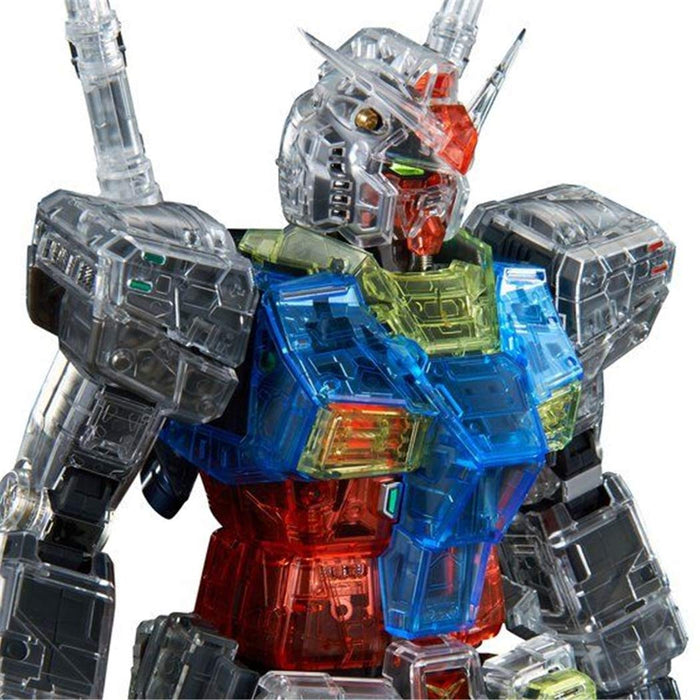 Bandai Spirits PG Unleashed 1/60 RX-78-2 Gundam Clear Color Body Kit (Klarglas-Farbkörper-Bausatz)