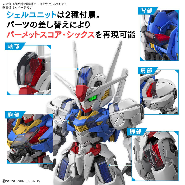 Kit de maquette aérienne Bandai Spirits MGSD Mobile Suit Gundam Witch of Mercury