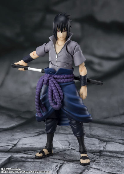 Bandai Spirits SHFiguarts Naruto Shippuden Uchiha Sasuke 145mm Action Figure- Japan Figure Store - #1 Bring To You The Best Japanese Goods