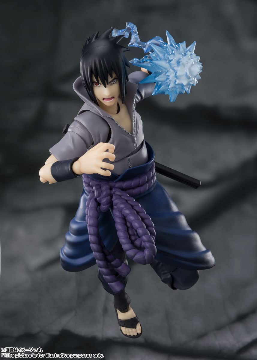Bandai Spirits SHFiguarts Naruto Shippuden Uchiha Sasuke 145mm Action Figure- Japan Figure Store - #1 Bring To You The Best Japanese Goods
