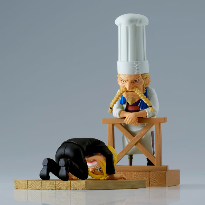 Banpresto One Piece Log Stories: Sanji & Zeff Collectible Figure Set