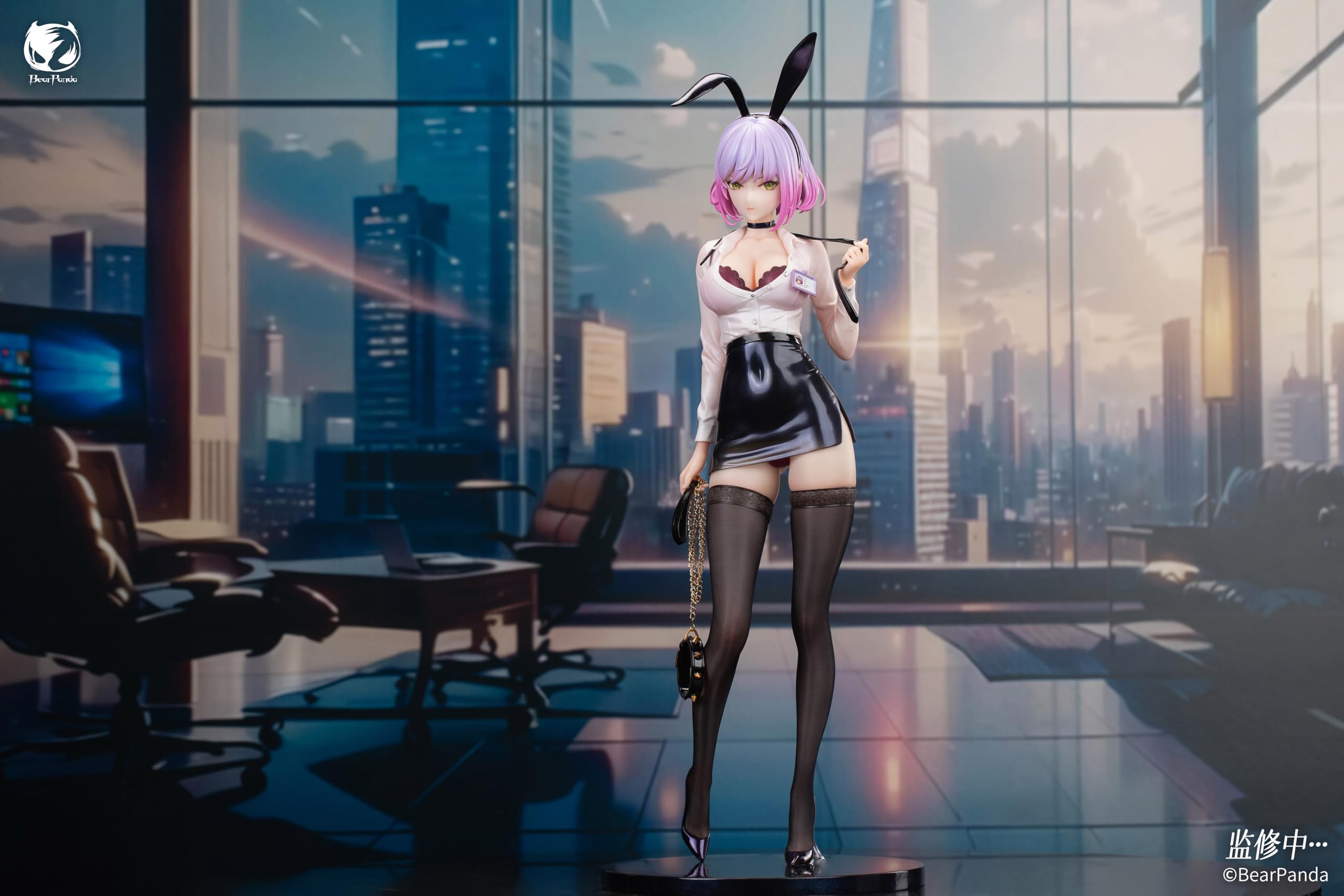 Bear Panda Bunny Girl Luna 1/4 Scale Figure PVC ABS Painted Finish