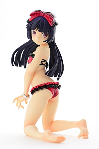 Orcatoys Black Cat Mizugi Version Rouge 1/7 Scale PVC Figure Collectible