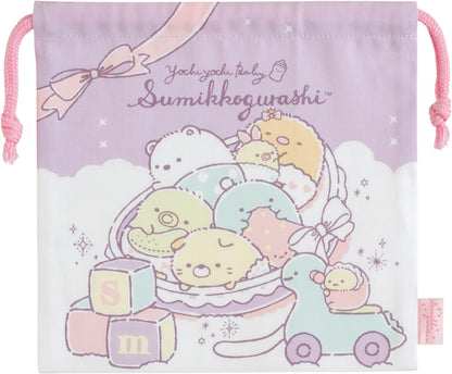 San-X Sumikko Gurashi Sumikko Baby Drawstring Bag Ca33302- Japan Figure Store - #1 Bring To You The Best Japanese Goods