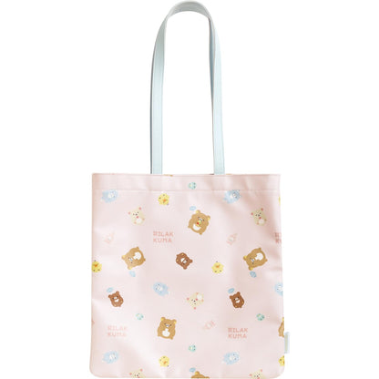 San-X Rilakkuma Full Of Mukkumaku Tote Bag Large Capacity- Japan Figure Store - #1 Bring To You The Best Japanese Goods