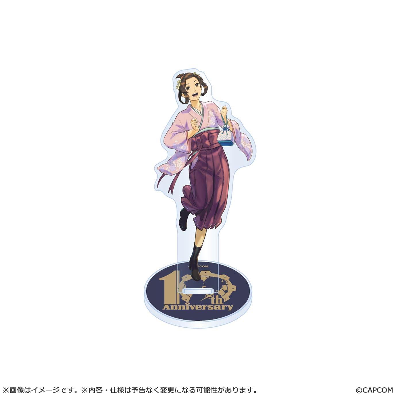 Capcom Great Ace Attorney 10th Anniversary Acrylic Stand Mikotoba Susato 107mm