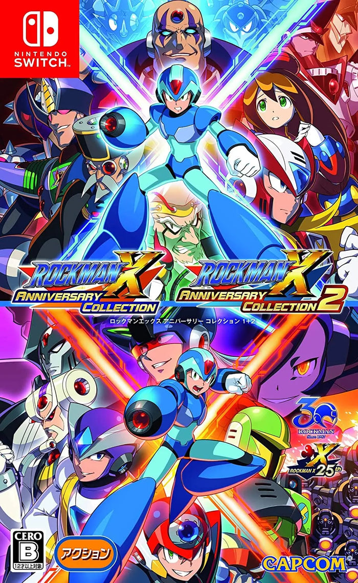 Capcom Rockman X Anniversary Collection + Rockman X Anniversary Collection 2 Nintendo Switch New