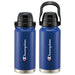 Skater Champion One-Push Direct Bottle with Handle 1000Ml Navy Std10H