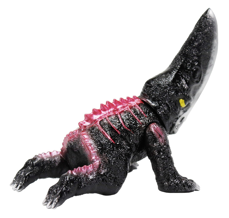Figurine en vinyle rétro noire 100 mm de la série Gamera de CCP Medium, 4e édition.