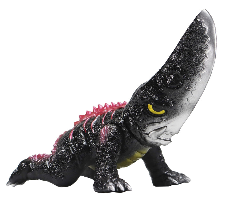 Figurine en vinyle rétro noire 100 mm de la série Gamera de CCP Medium, 4e édition.