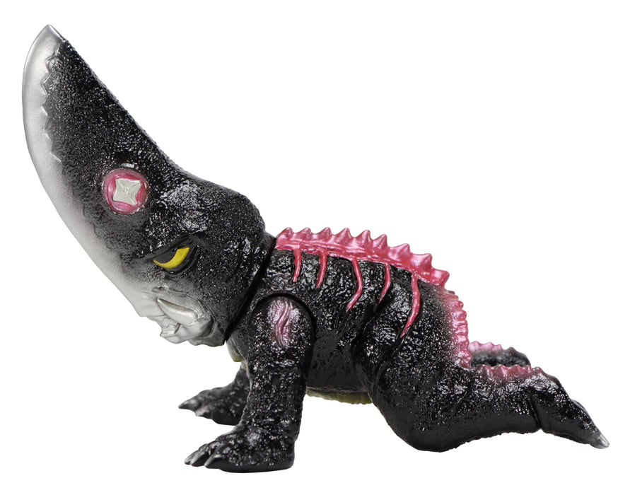 Figurine en vinyle rétro noire 100 mm de la série Gamera de CCP Medium, 4e édition.