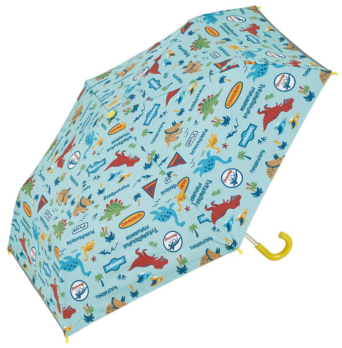 Skater Dinosaur Folding Parasol for Boys Aged 7-8 UV Protection Safe Hand-Open Rain or Sun- Japan Figure Store - #1 Bring To You The Best Japanese Goods