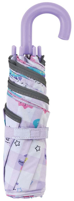 Skater Happy & Smile Children's UV-Protective Umbrella with Special Case 50cm Folding Safe for Ages 7-8- Japan Figure Store - #1 Bring To You The Best Japanese Goods