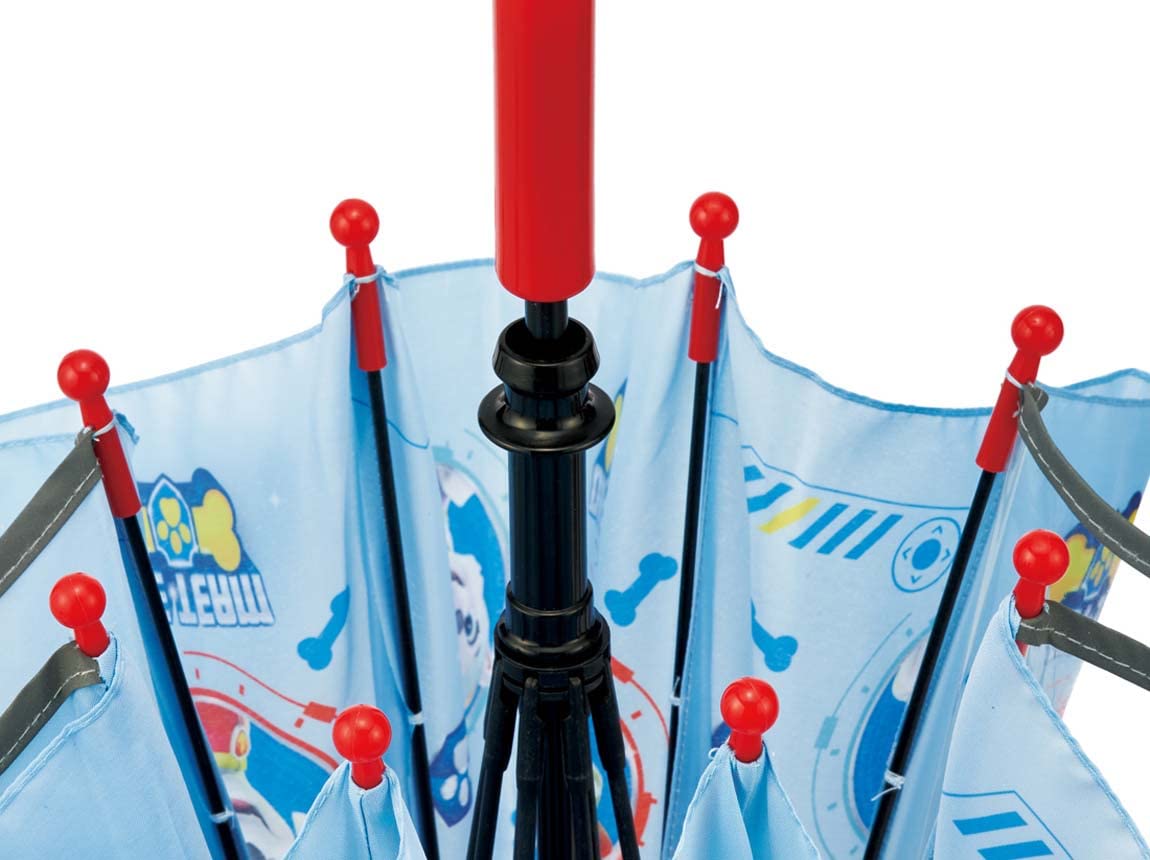 Skater Boys 45cm Paw Patrol Umbrella Suitable for Ages 5-6 Transparent Window Hand-Operated 8-Rib UB45-A- Japan Figure Store - #1 Bring To You The Best Japanese Goods