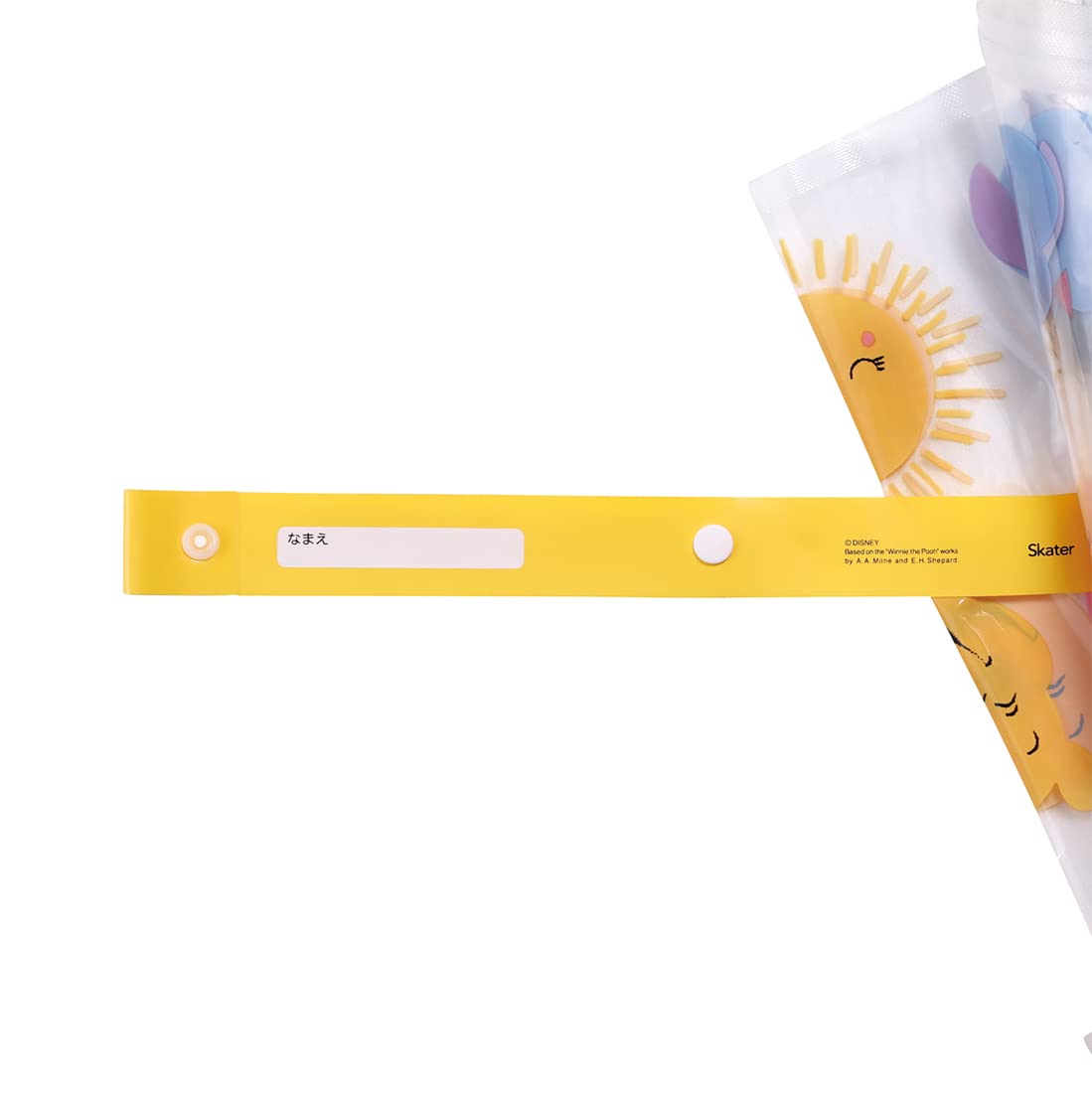 Skater Winnie The Pooh 45cm Vinyl Umbrella for Kids 5-6 Years Finger-Safe 8-Rib Design- Japan Figure Store - #1 Bring To You The Best Japanese Goods