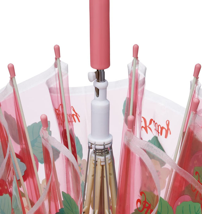 Skater Hello Kitty Flower Language Umbrella for Girls 9-10 One-Touch Jump 8-Rib 55cm- Japan Figure Store - #1 Bring To You The Best Japanese Goods