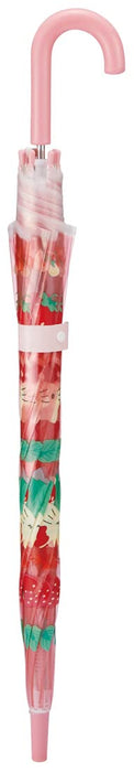 Skater Hello Kitty Flower Language Umbrella for Girls 9-10 One-Touch Jump 8-Rib 55cm- Japan Figure Store - #1 Bring To You The Best Japanese Goods