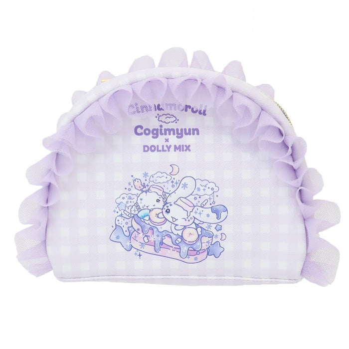 Watanabe Cinnamoroll Kogimyun Dolly Mix Frill Round Purple Pouch