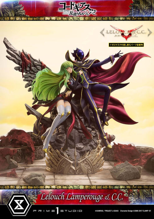Prime 1 Studio Code Geass C.C. & Lelouch Lamperouge 1/6 Concept Masterline Statue- Japan Figure Store - #1 Bring To You The Best Japanese Goods