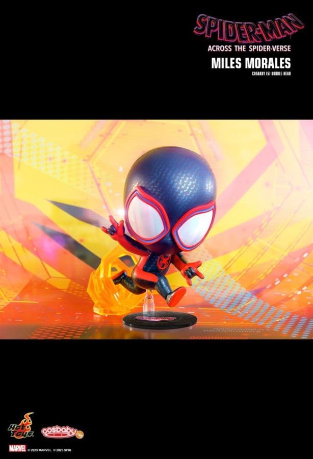 Hot Toys Spider-Man Across The Spider-Verse Miles Morales Cosbaby Figure- Japan Figure Store - #1 Bring To You The Best Japanese Goods