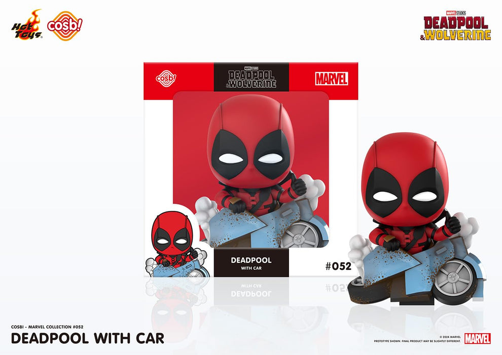 Hot Toys Marvel Collection: Deadpool with Crash Car Figure #052