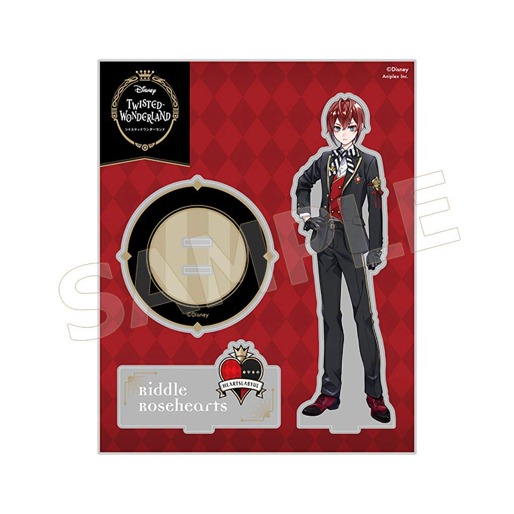 Aniplex Disney Twisted Wonderland Acrylic Stand Riddle Rosehearts Uniform Ver.