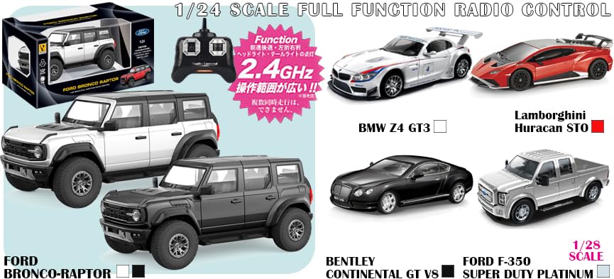 Doyusha 2.4Ghz Lexus LFA Black 1/24 Scale Electric Radio Control Car Model