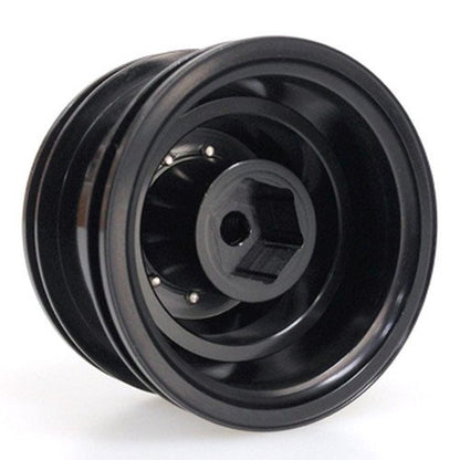 Tamiya 1/14 Eagle Model R Truck Wide Wheel Set E Bbs Black- Japan Figure Store - #1 Bring To You The Best Japanese Goods