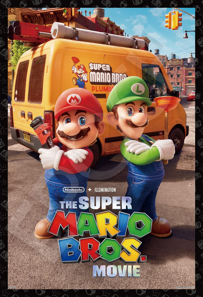 Epoch 100 Piece Jigsaw Puzzle Mario Brothers 26x38cm with Glue and Tools