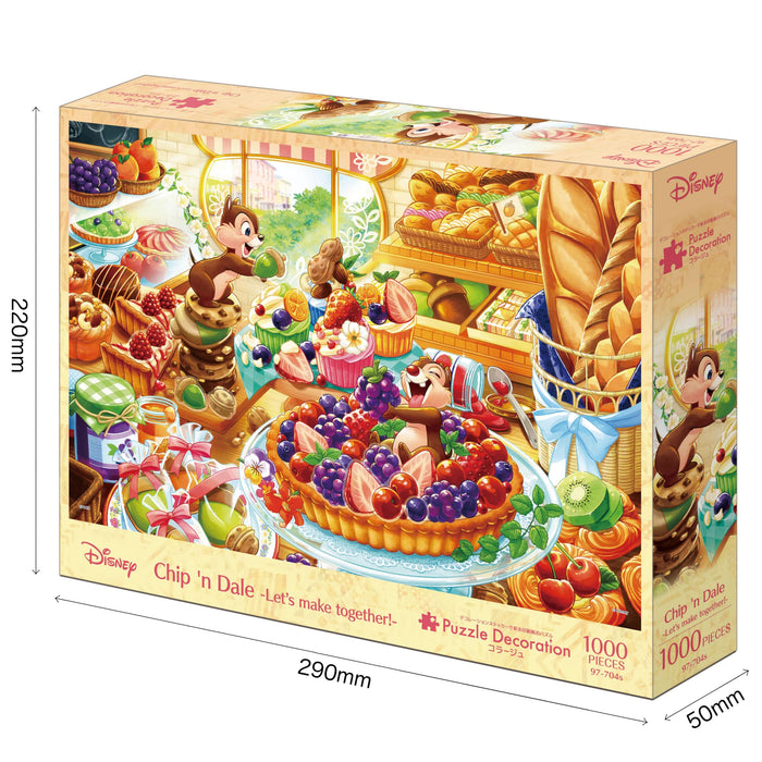 Epoch 1000 Piece Disney Jigsaw Puzzle - Chip N Dale Collage 50x75cm