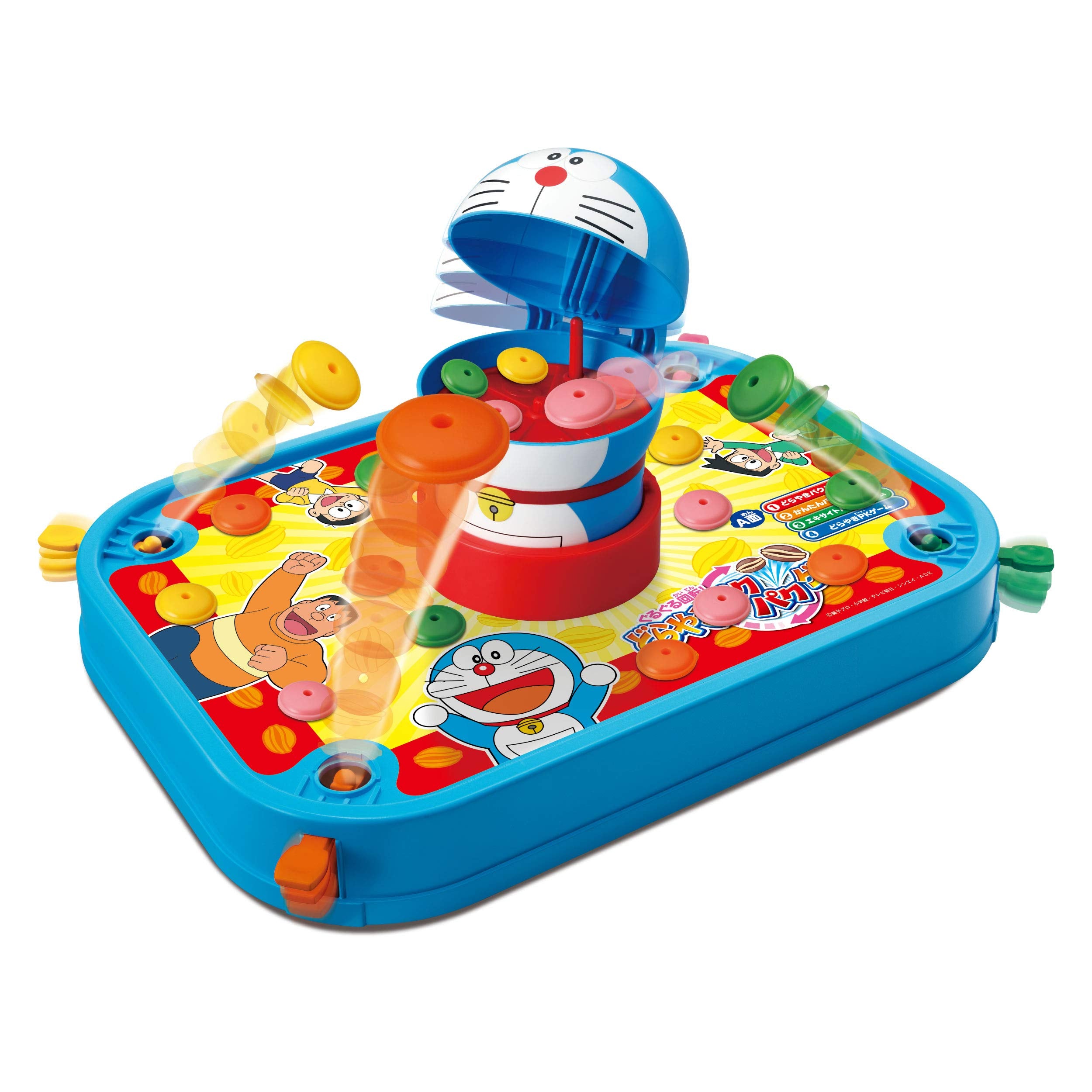 Epoch Doraemon Fun Spinning Dorayaki Game for Kids and Family Entertainment