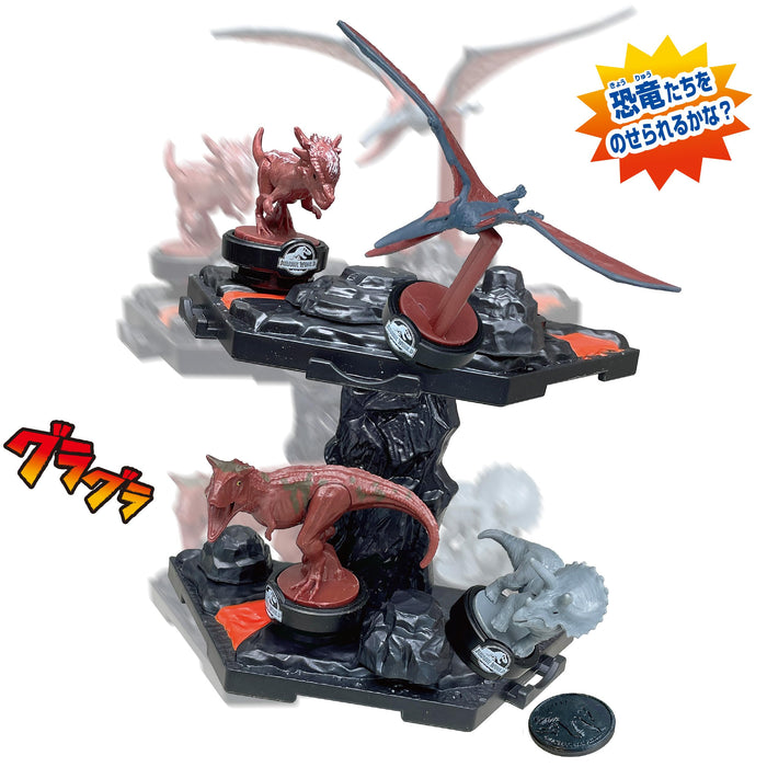 Epoch Jurassic World Dinosaur Diorama Balance Game for Ages 4+ St Mark Certified