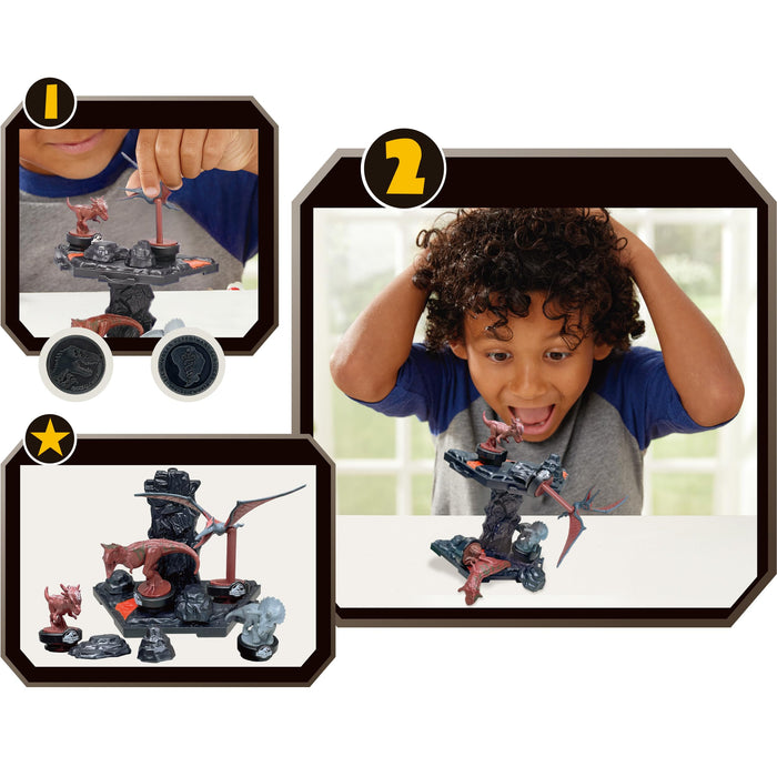 Epoch Jurassic World Dinosaur Diorama Balance Game for Ages 4+ St Mark Certified