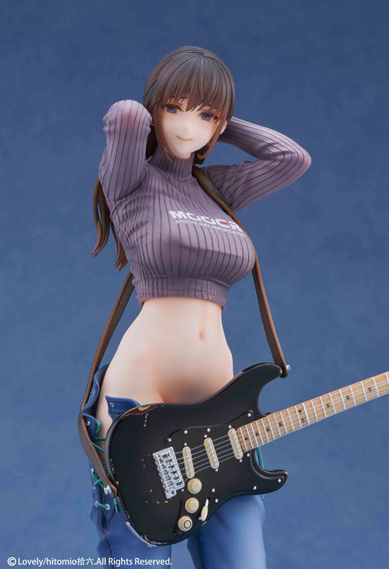 Lovely Guitar Girl Illustrated By Hitomio Juroku 1/7 Scale Pvc Abs Pre-Painted Completed Figure Deluxe Edition