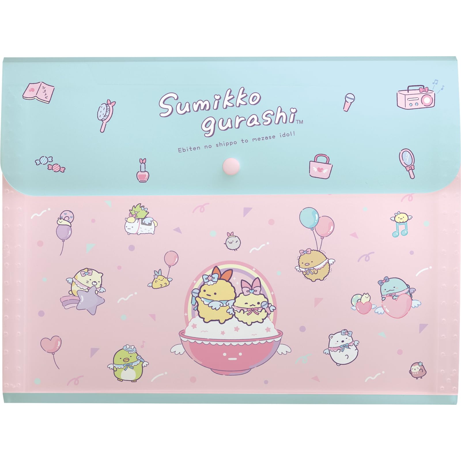 San-X Fa12403 Sumikko Gurashi Angel Ebiten Idol Document File- Japan Figure Store - #1 Bring To You The Best Japanese Goods