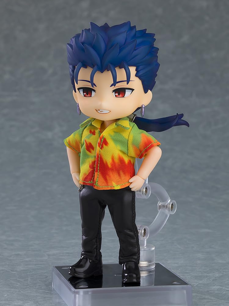 Orange Red Nendoroid Doll: Fate/Hollow Ataraxia Cú Chulainn Lancer Figure- Japan Figure Store - #1 Bring To You The Best Japanese Goods