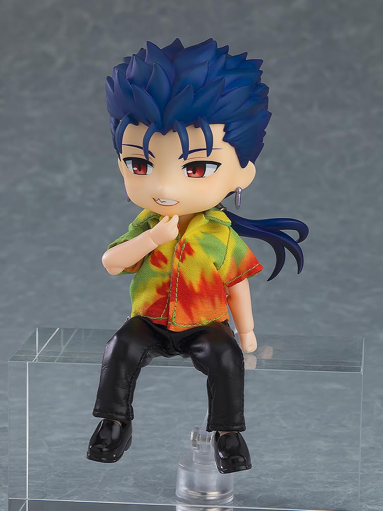 Orange Red Nendoroid Doll: Fate/Hollow Ataraxia Cú Chulainn Lancer Figure- Japan Figure Store - #1 Bring To You The Best Japanese Goods