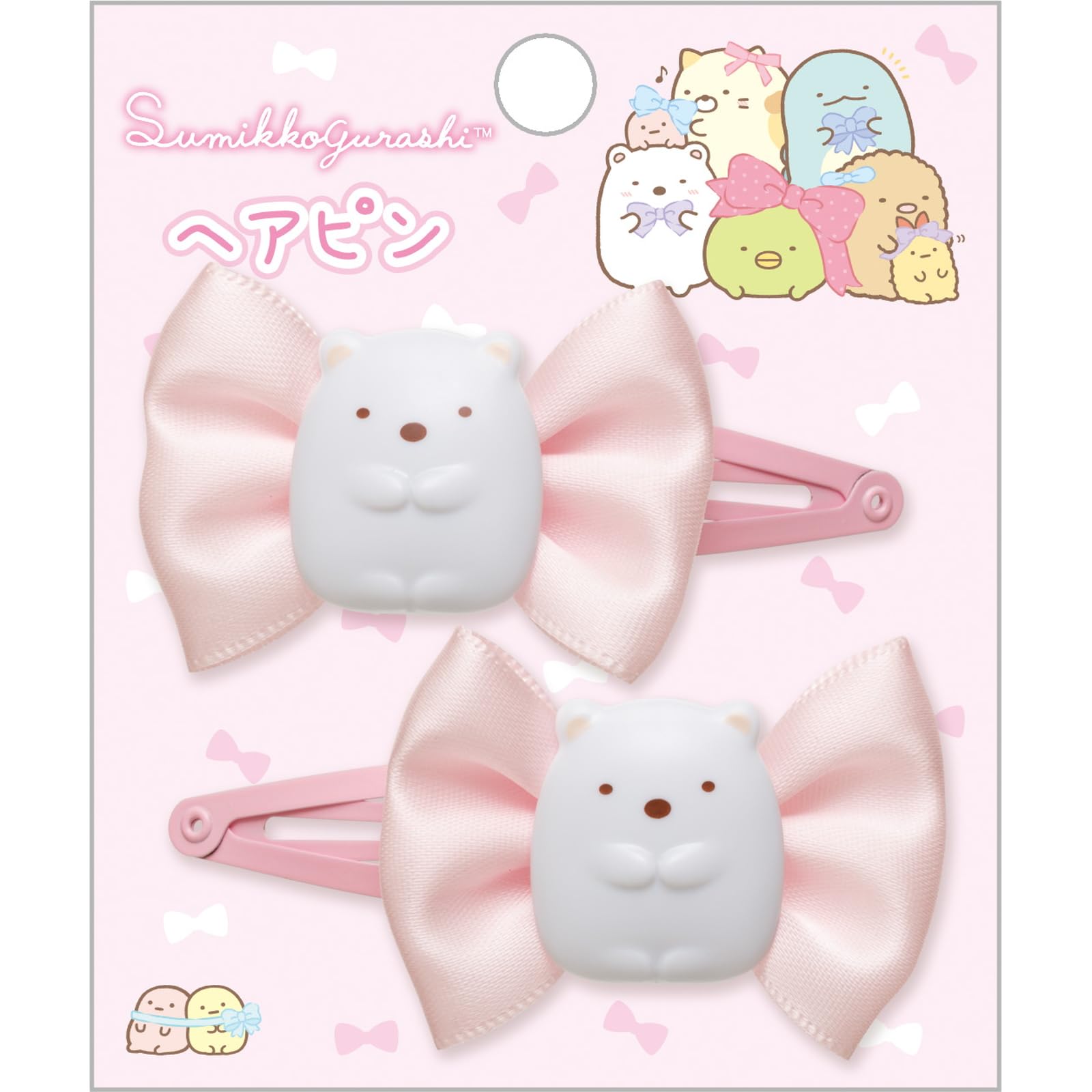 San-X Sumikko Gurashi Hairpin Polar Bear - Fe40104 Cute Accessory- Japan Figure Store - #1 Bring To You The Best Japanese Goods