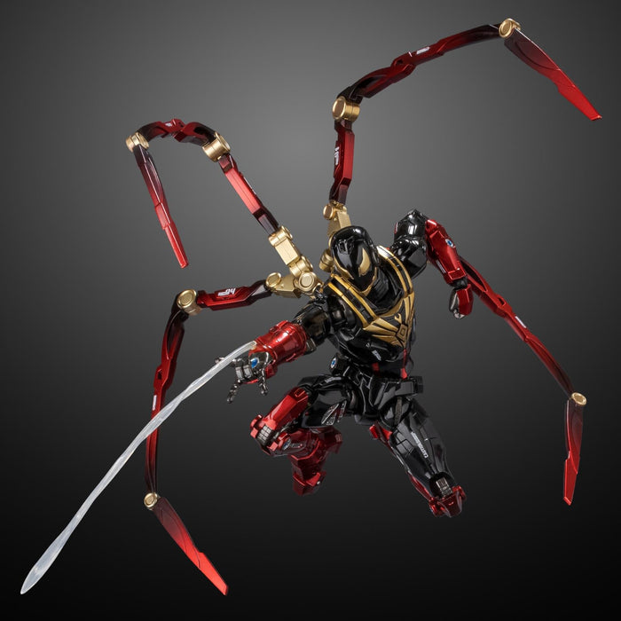 Sentinel Fighting Armor Miles Morales Iron Spider 165mm Die-Cast Movable Figure