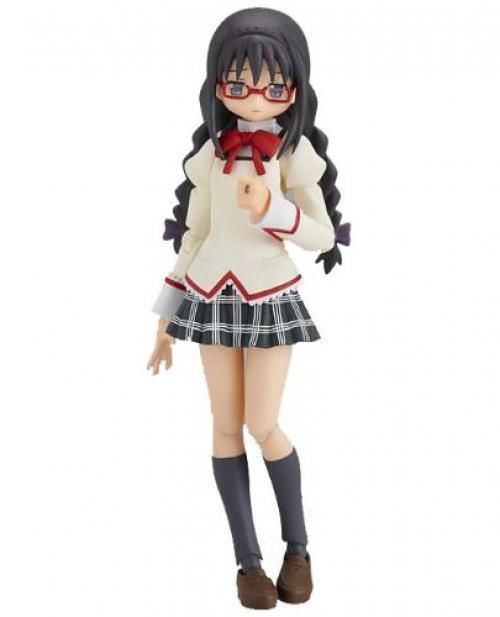 Figma Ex-009 Puella Magi Madoka Magica Homura Akemi School Uniform Ver. Figure- Japan Figure Store - #1 Bring To You The Best Japanese Goods