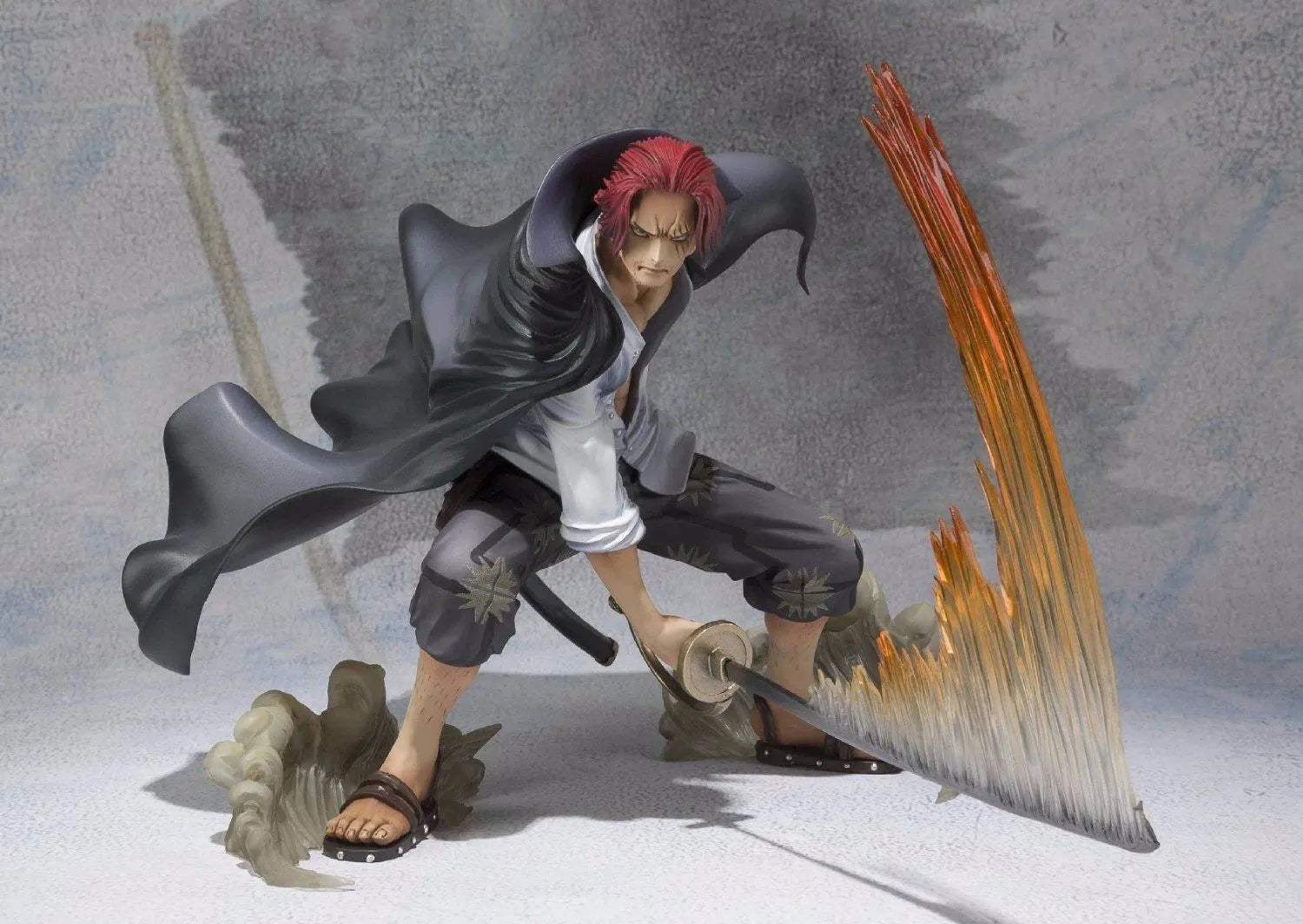 Figuarts Zero One Piece Shanks Battle Ver Pvc Figure Bandai Tamashii Nations- Japan Figure Store - #1 Bring To You The Best Japanese Goods