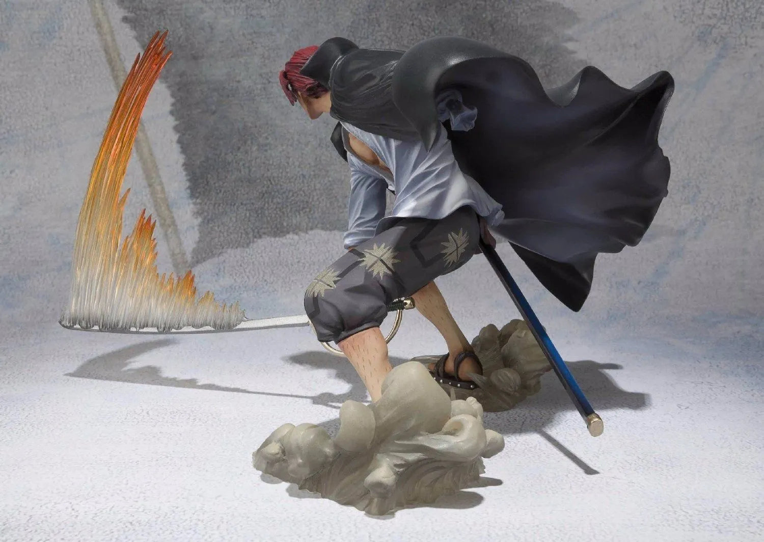 Figuarts Zero One Piece Shanks Battle Ver Pvc Figure Bandai Tamashii Nations- Japan Figure Store - #1 Bring To You The Best Japanese Goods