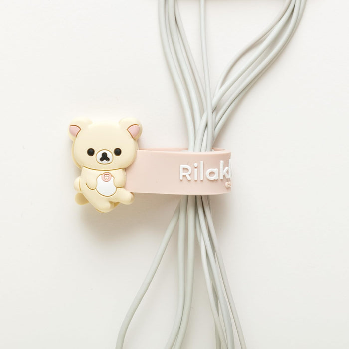 San-X Rilakkuma Cord Holder Korilakkuma - Cable Management Solution- Japan Figure Store - #1 Bring To You The Best Japanese Goods