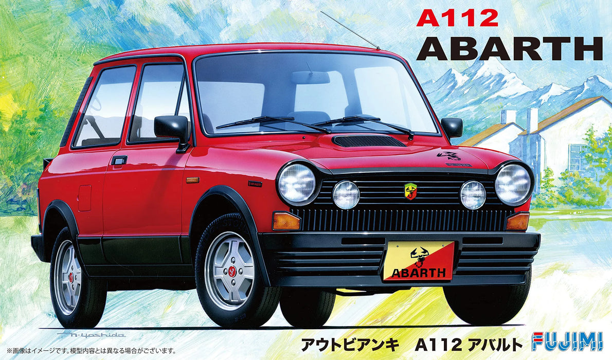 FUJIMI Real Sports Car 1/24 Autobianchi A112 Abarth Plastic Model- Japan Figure Store - #1 Bring To You The Best Japanese Goods