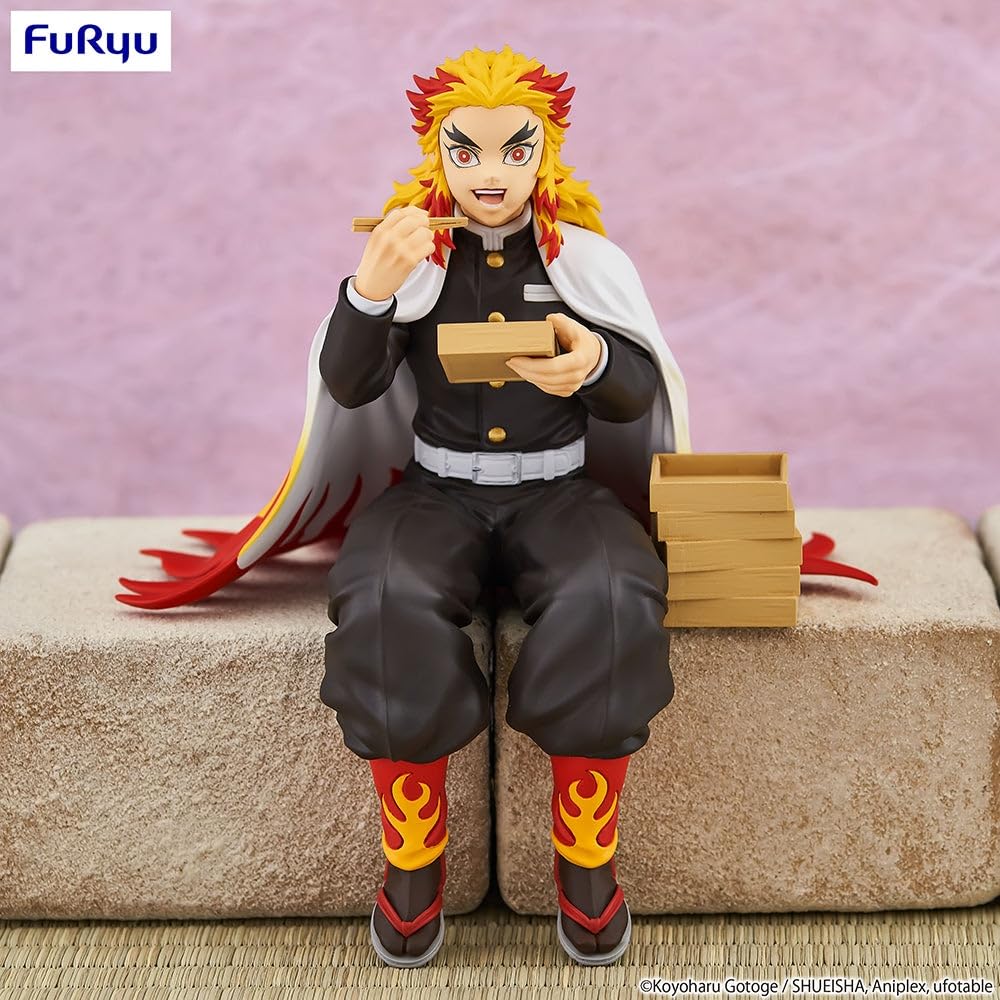 Furyu Demon Slayer Kyojuro Rengoku Noodle Stopper Figure Collectible
