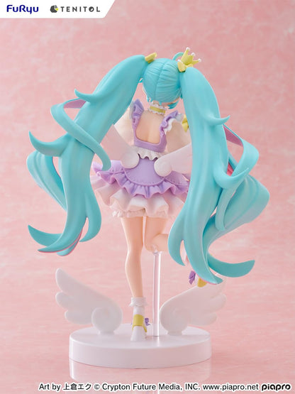 Furyu Tenitol Hatsune Miku Yumekawa Princess Lavender Figure 210mm Tall