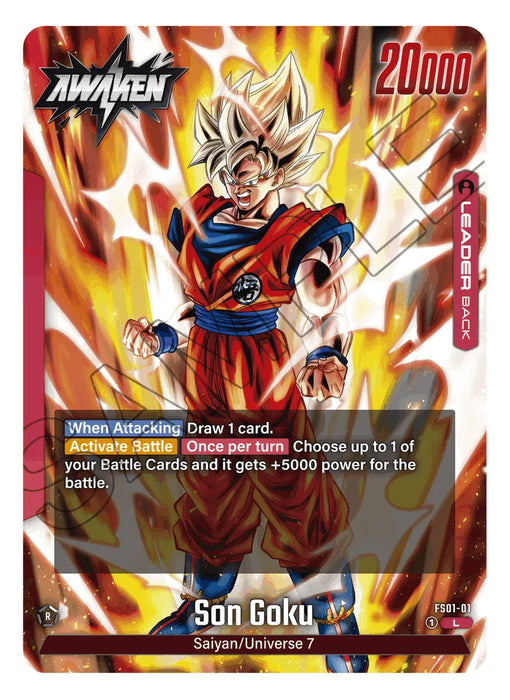 Bandai Dragon Ball Super Card Game Fusion World Start Deck Son Goku FS01- Japan Figure Store - #1 Bring To You The Best Japanese Goods