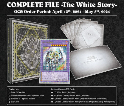 Yu-Gi-Oh! OCG Duel Monsters COMPLETE FILE - The White Story- Japan Figure Store - #1 Bring To You The Best Japanese Goods
