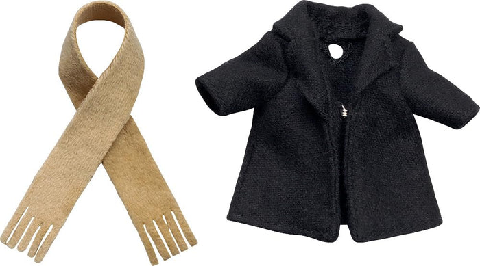 Good Smile Company Nendoroid Doll Coat and Scarf Black Japan Official Version- Japan Figure Store - #1 Bring To You The Best Japanese Goods