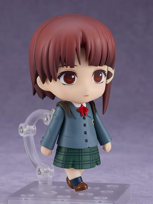 Figurine Nendoroid Lain Iwakura de Good Smile Company, non à l'échelle, articulée, revente.